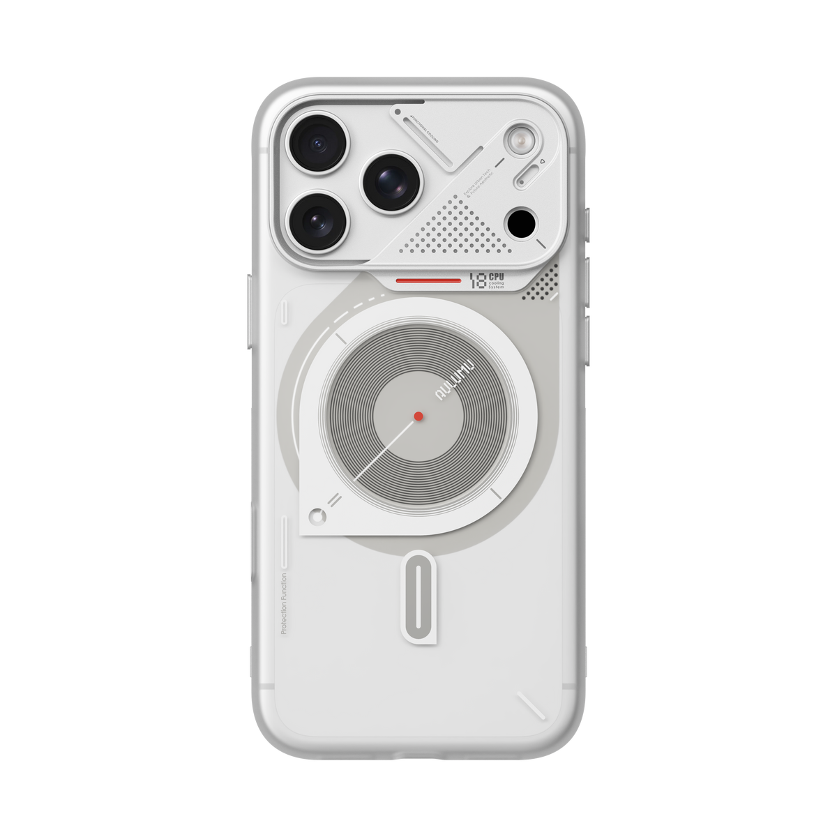 Aulumu A18 Hyper Frosted Case for iPhone 18 Pro / Pro Max Translucent White