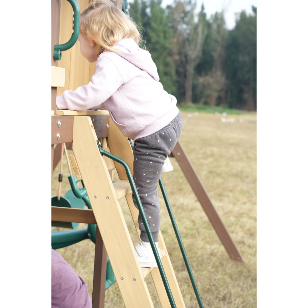 Mountpeak Mururata Swing Set & Playhouse - MP76148